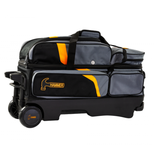 Bowlingtasche - Hammer - DELUXE TRIPLE ROLLER - ORANGE